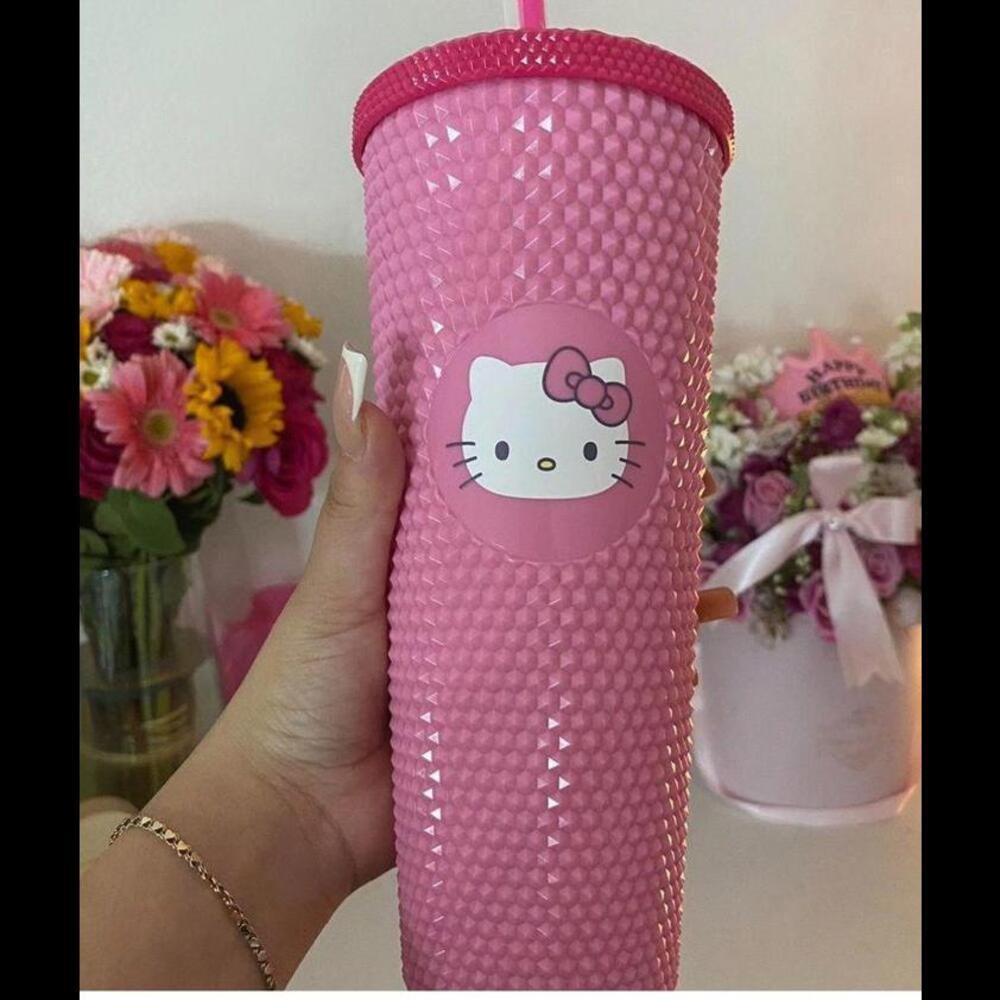 Hello Kitty Studded Pink Tumbler